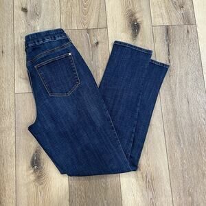 Chicos Girlfriend So Slimming Slim Leg Ankle Jeans Size 6